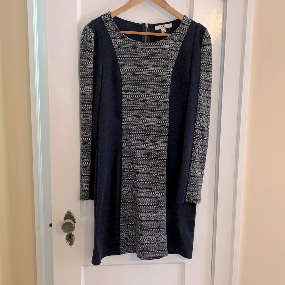 Ya LosAngeles Long Sleeve Fitted shift dress